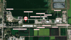 Aerial of Morden Development Land in Morden, MB.